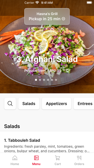 Hasna's Grill app screenshot 2