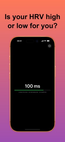 Simple Stress Watch iPhone screenshot