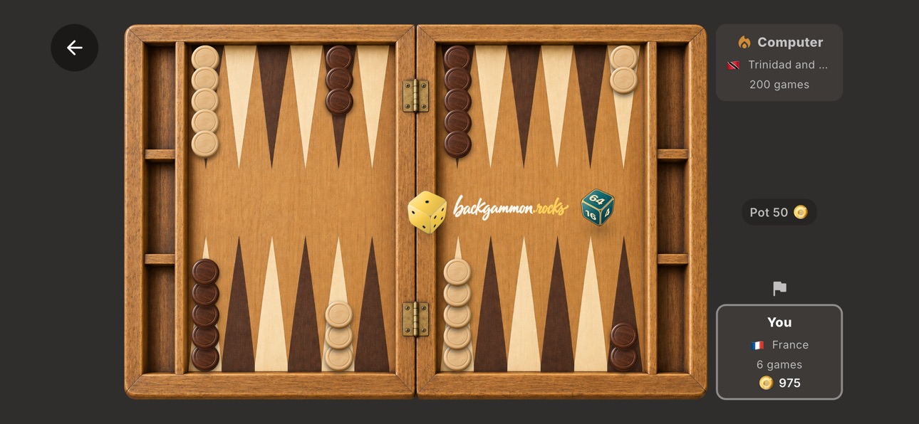 Screenshot 2 of Backgammon Rocks: Play & Learn