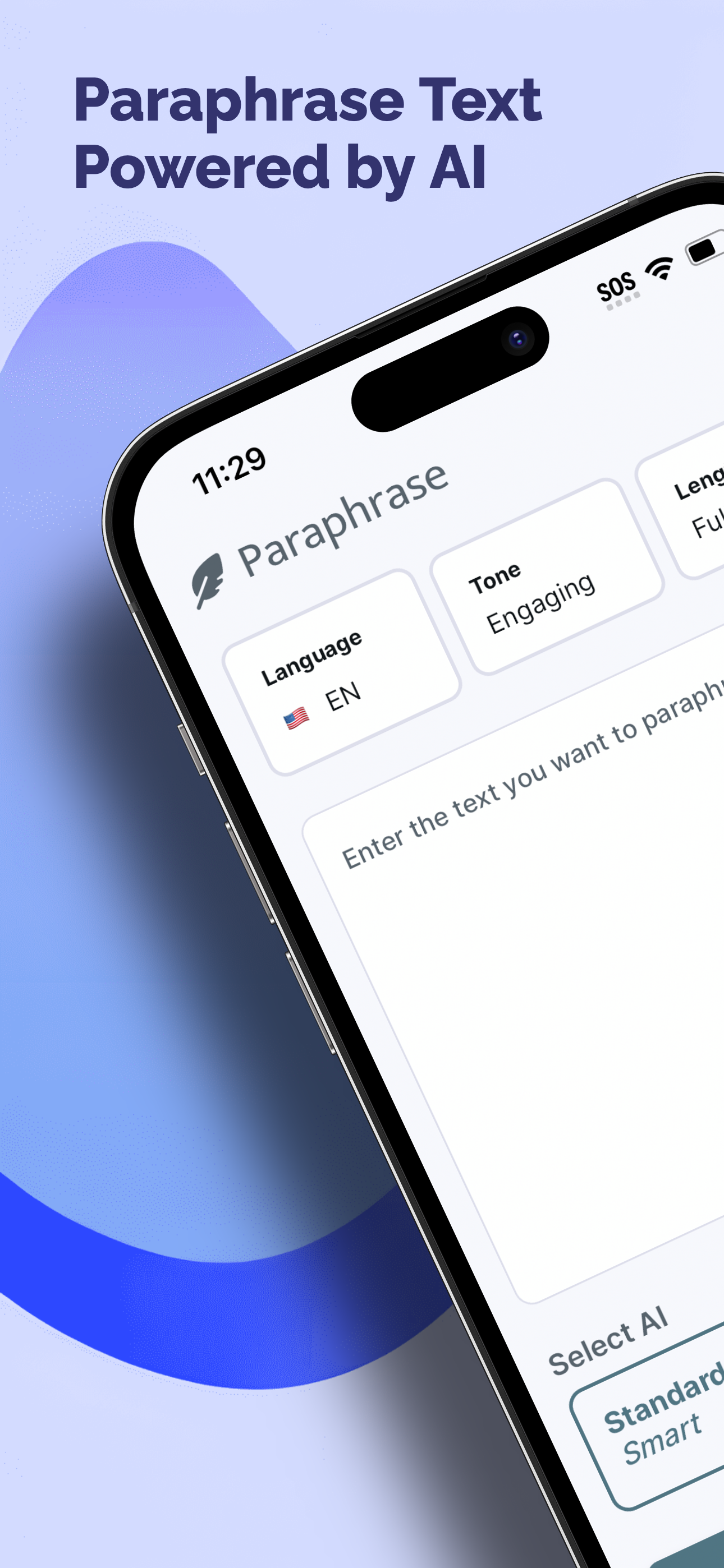 AI Paraphrase: Reword Tool screenshot 1