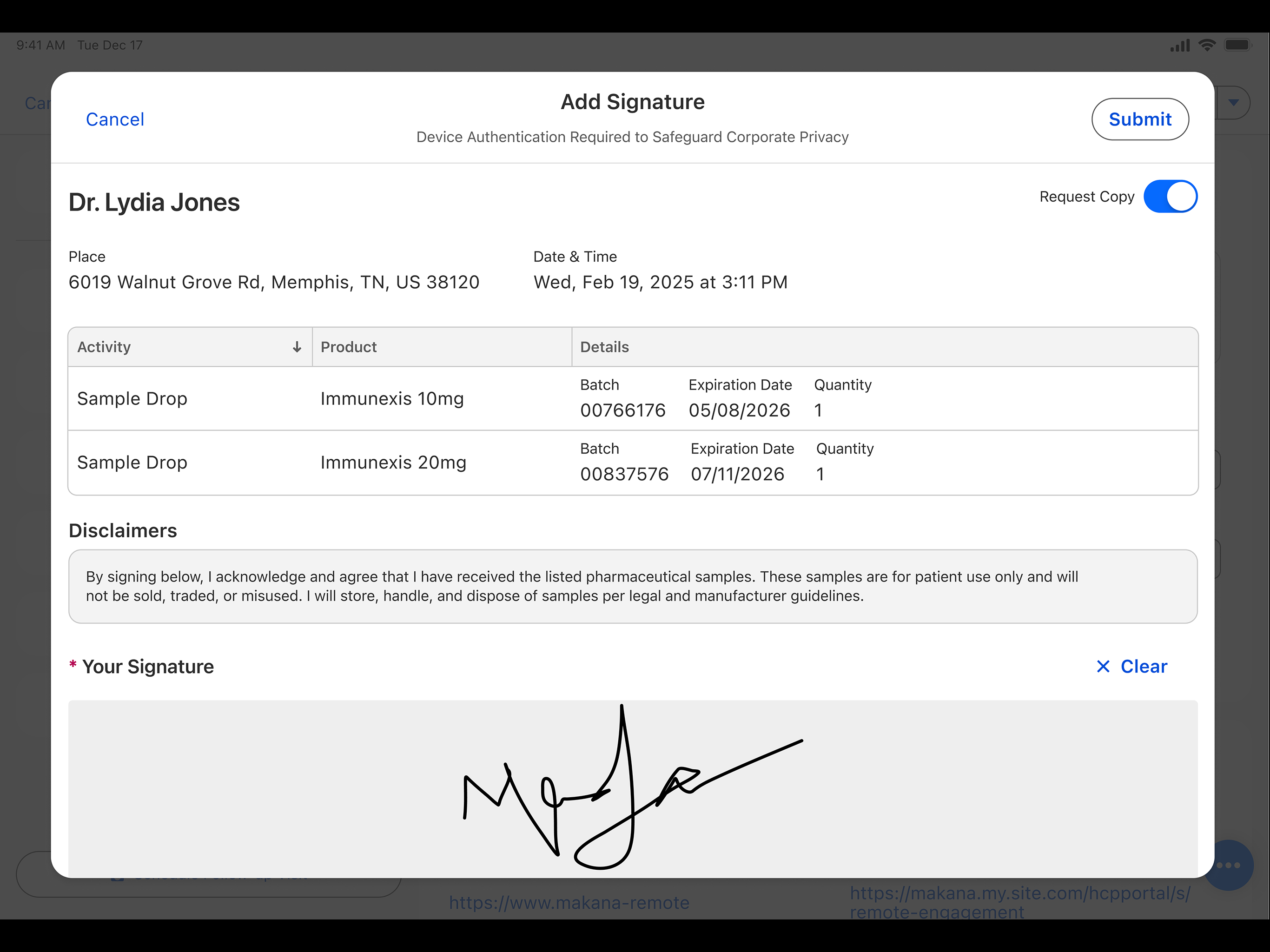 Life Sciences Cloud Mobile screenshot 8