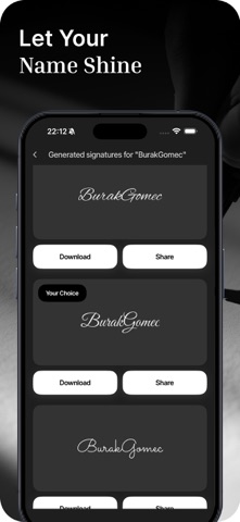 Electronic & Signature Creator iPhone screenshot