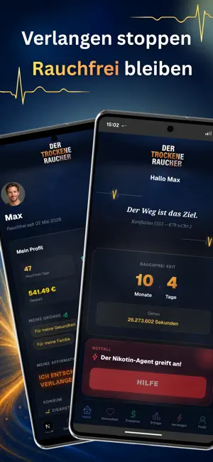 DTR: Die Nichtraucher-App screenshot 1
