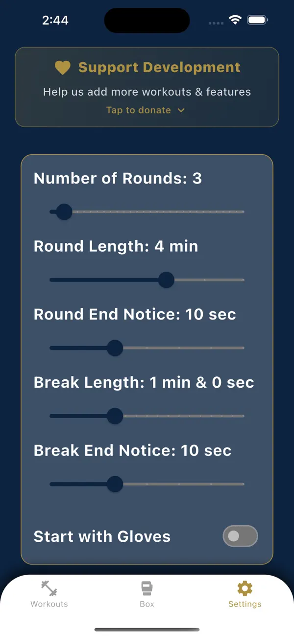Screenshot #2 pour Boxers Timer