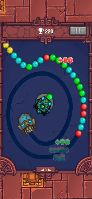 Marble Blast Cursed Puzzle screenshot 2