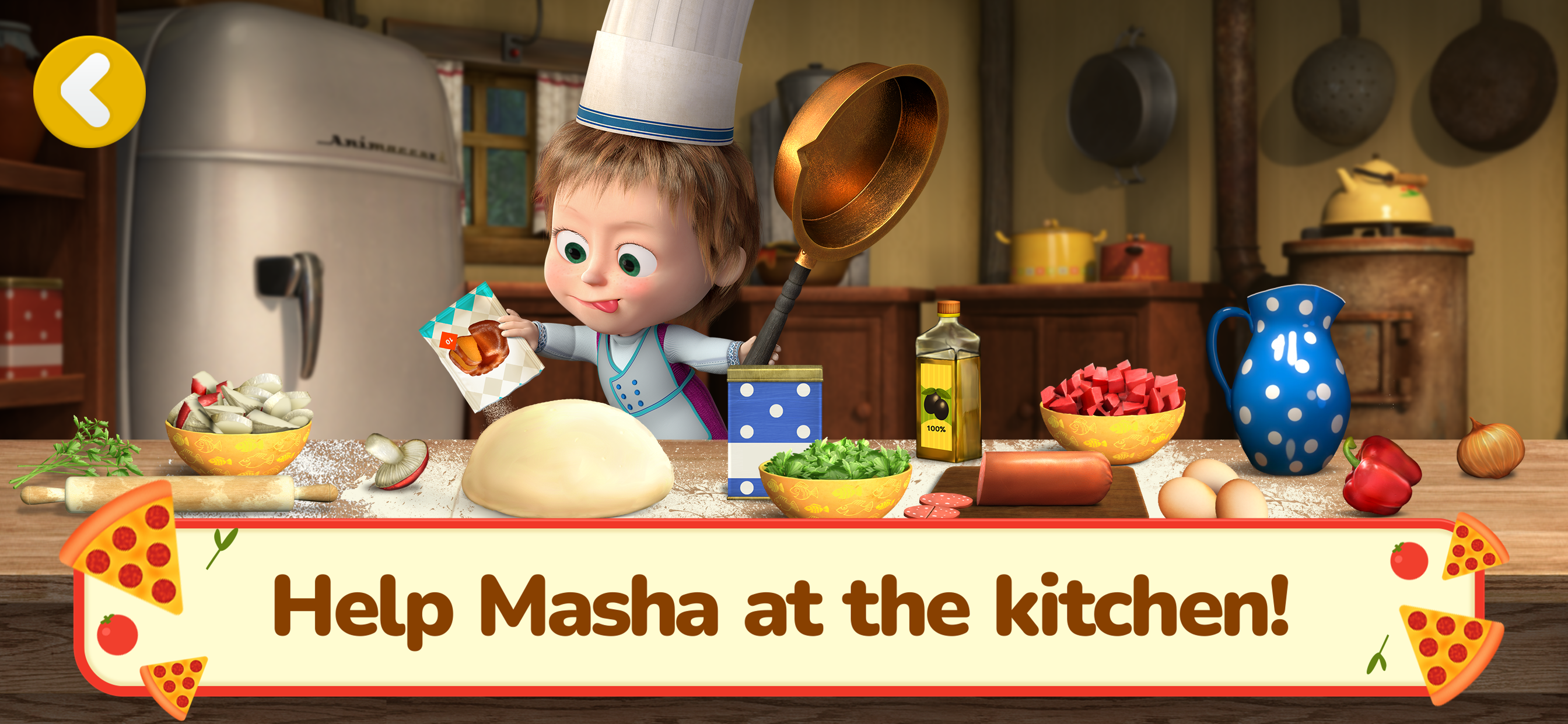 Masha and The Bear: Pizzeria!