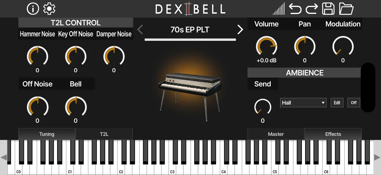 #1. T2L Electric Piano (iOS) By: Proel