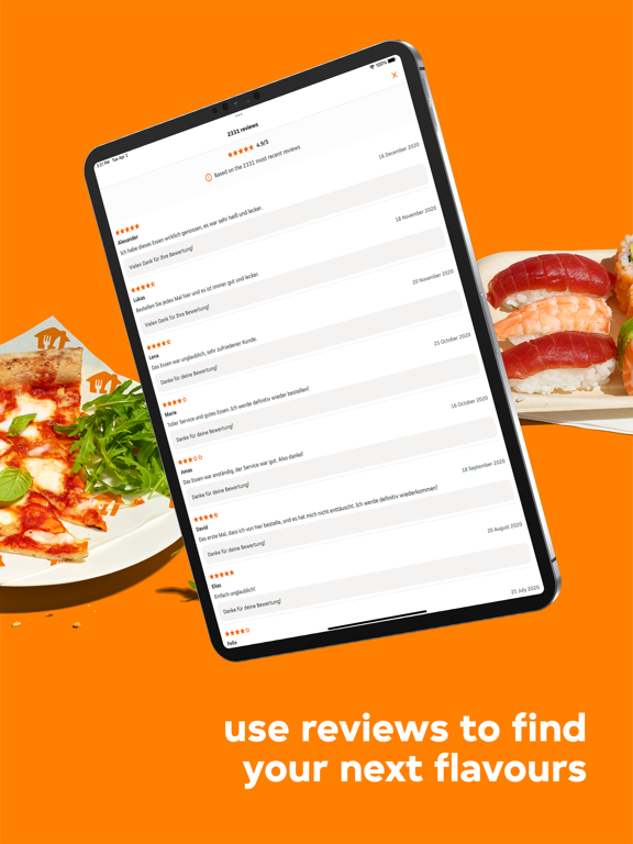 Lieferando.de iPad screenshot 5 - Food & Drink app