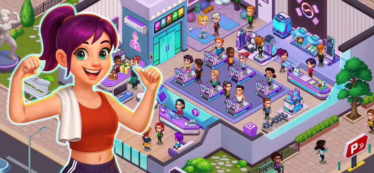 Happy Fitness: Gym Game Hack screenshot 5 - game app interface