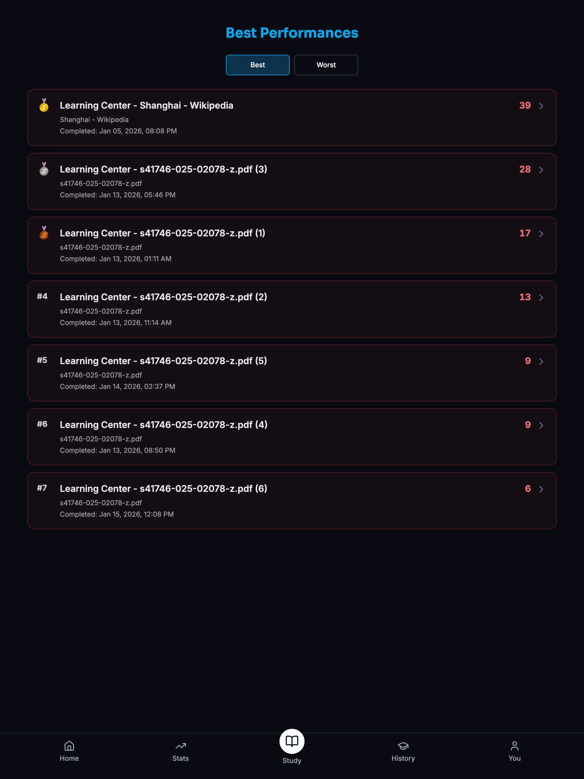#10. Learning Cortex (iOS) di: Sia Precision Education Inc.