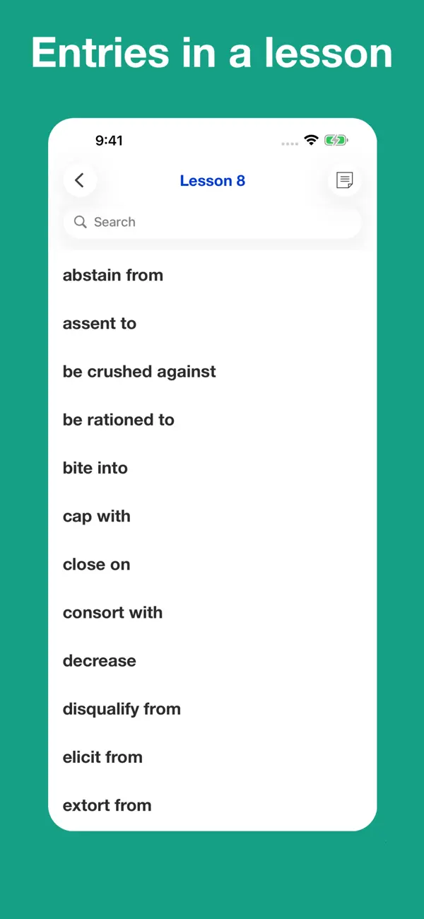 Screenshot #2 pour Prepositional verbs for IELTS