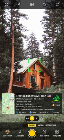 GPS Map Camera : Geo Timestamp App Store preview screenshot 1