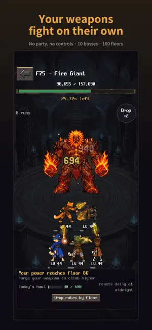 Nyang Forge - Idle Blacksmith screenshot 3