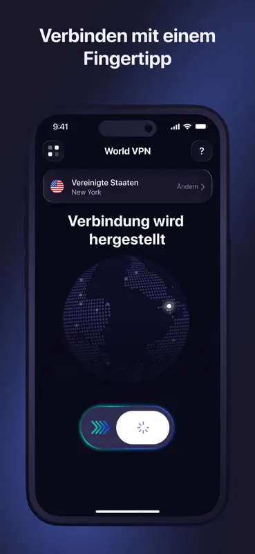 World VPN: Sicherheit & Schutz screenshot 4 of 4