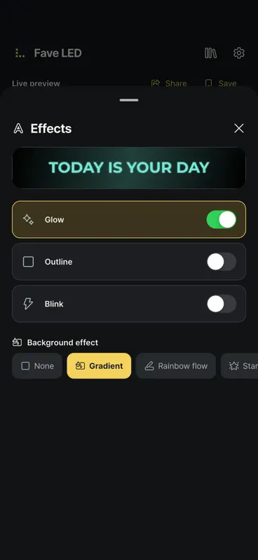 Fave LED: Banner & Scroller screenshot 5 of 8