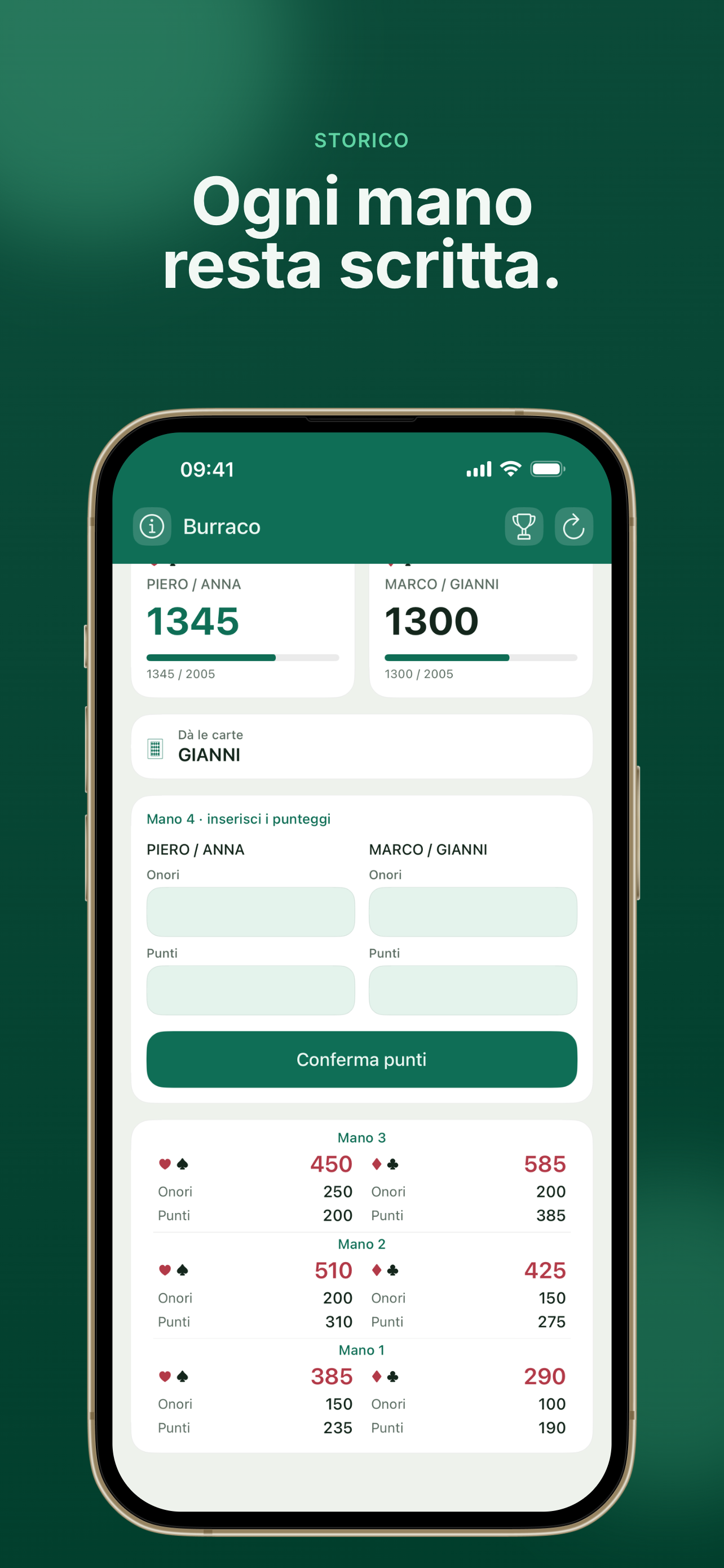 Burraco Score Light screenshot 4