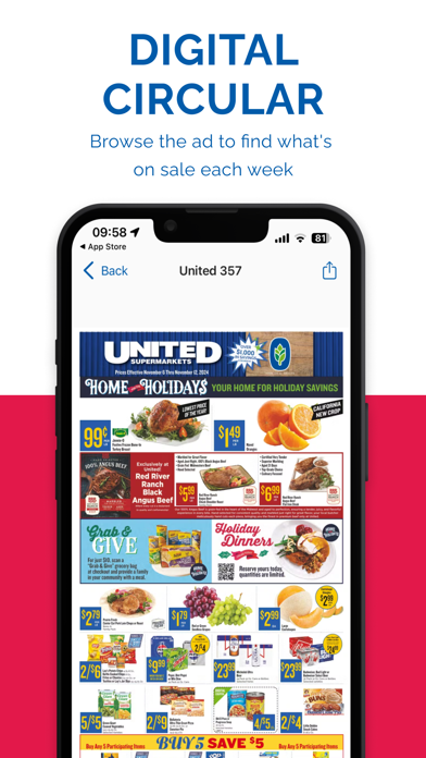 United Supermarkets of OK Screenshot
