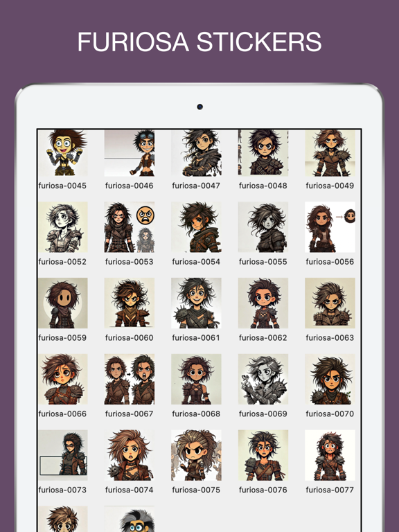 Screenshot #5 pour Furiosa Emotes Stickers