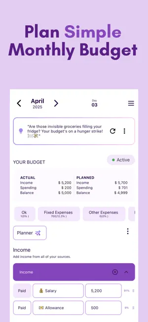 Monthly Budget Planner: Plannr screenshot 2