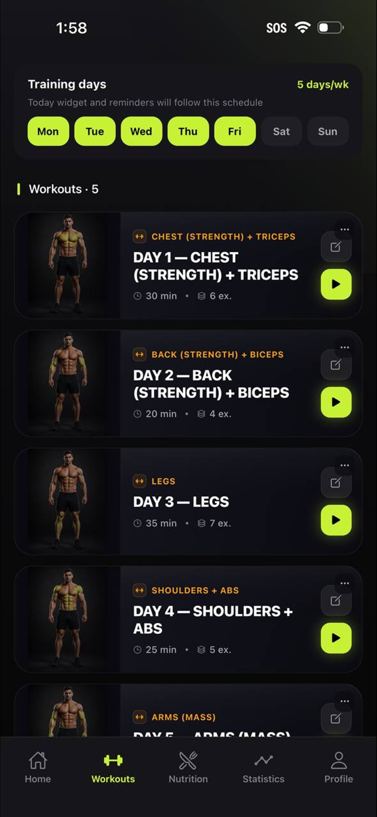 Screenshot 2 of TrainPilot AI Fitness