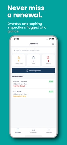 TenantPad — Inspection screenshot