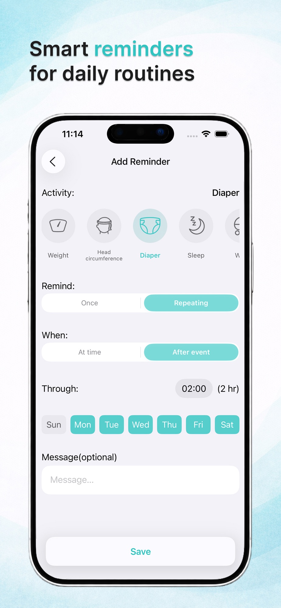 Malyatko: Baby feeding tracker screenshot 7