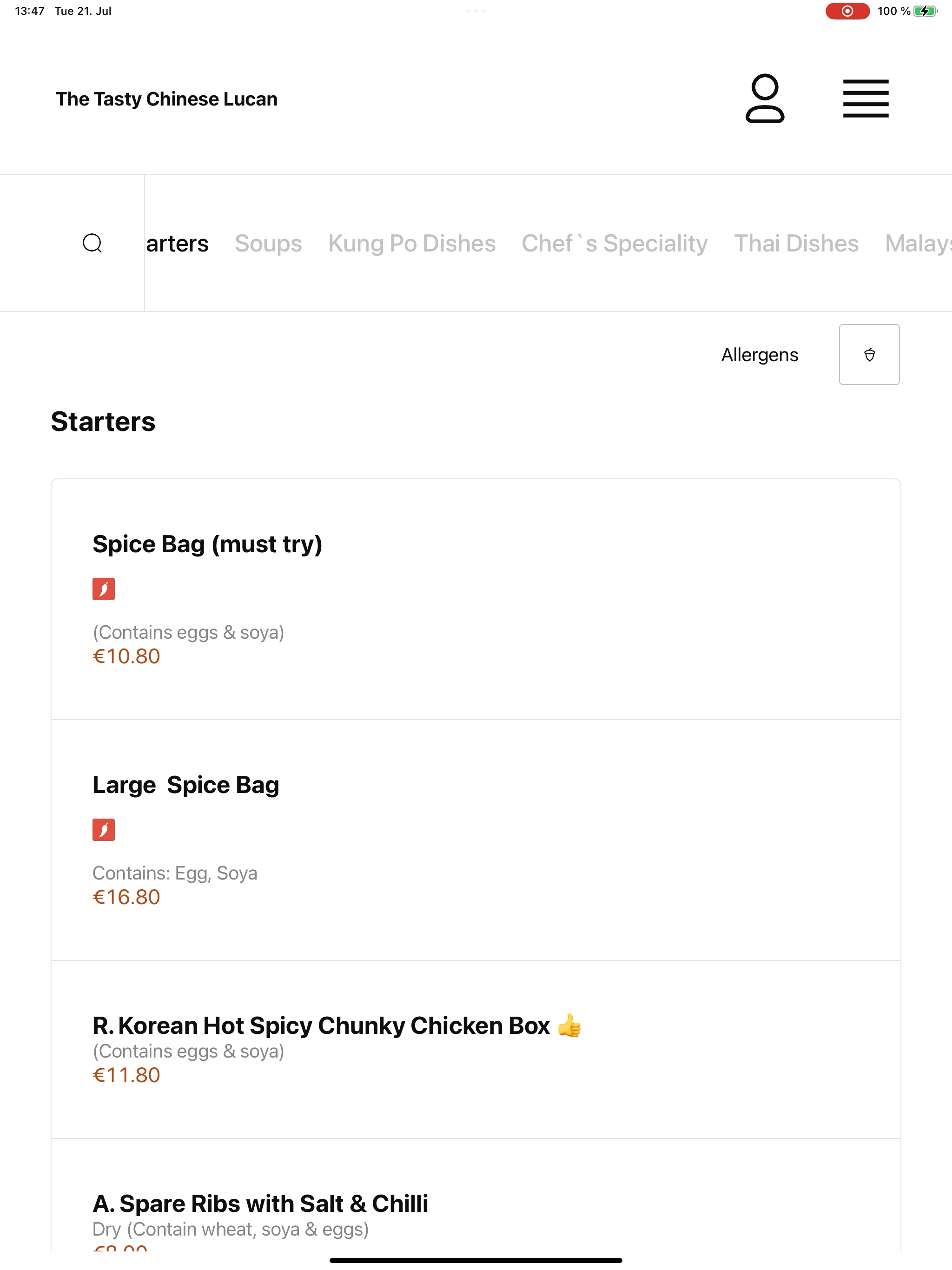 The Tasty Chinese Lucan screenshot 14