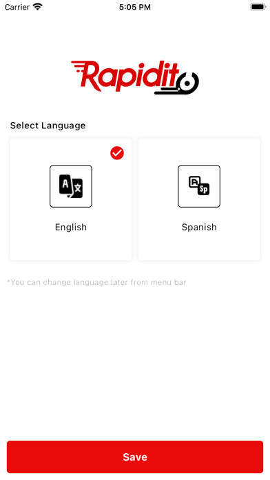 Rapidito shop Screenshot