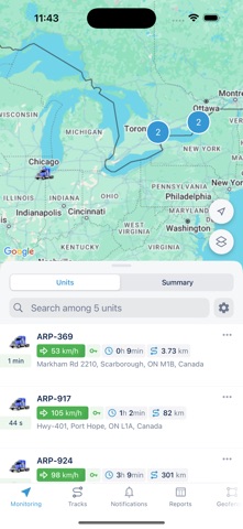 TrackSmart app screenshot