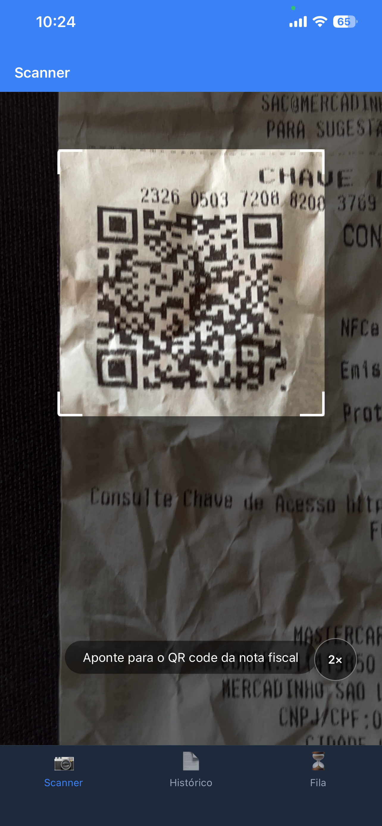 NF-e Scanner screenshot 4