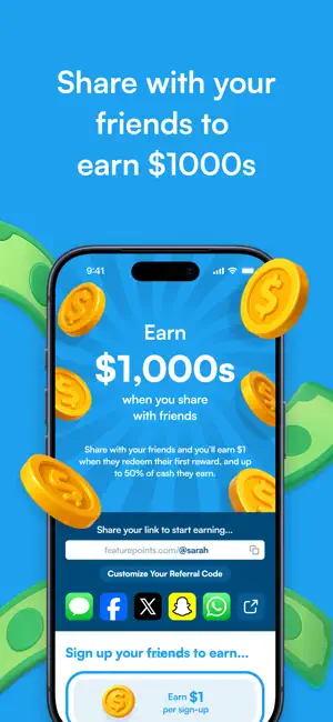 Make Money: FeaturePoints Cash screenshot 5