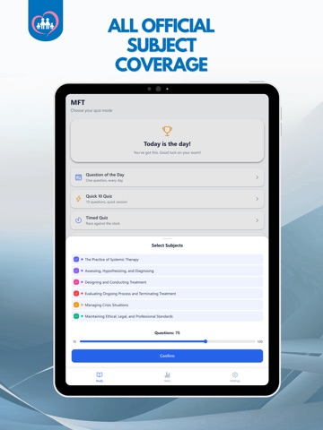 MFT Licensing Exam Prep 2026 iPad screenshot