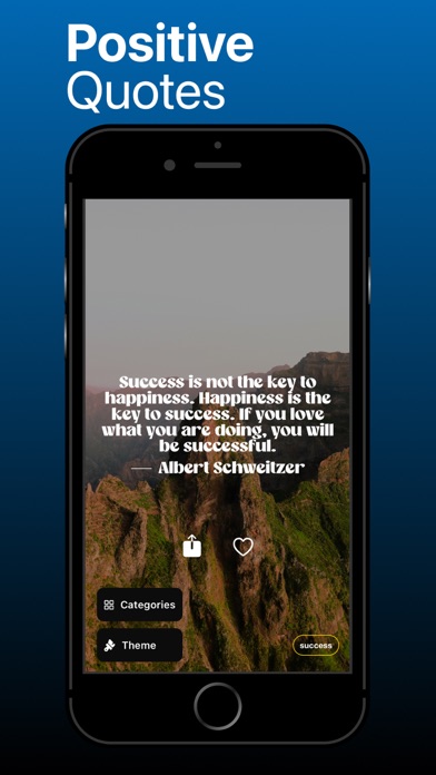 Daily motivation, quote Screenshot