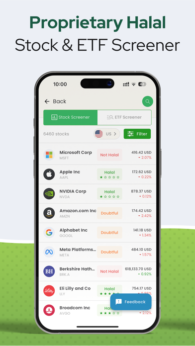 Musaffa: Halal Stocks & ETFs Screenshot
