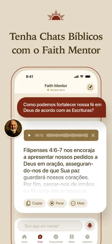 Bíblia Chat - Faith Mentor screenshot 1 of 9