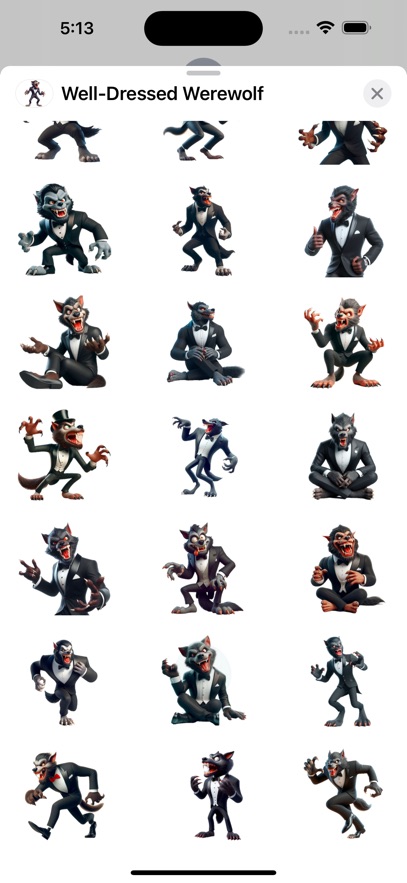 Well-Dressed Werewolf
