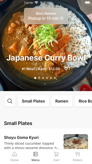Buro Ramen app screenshot 2