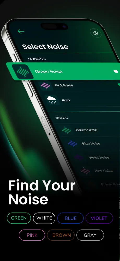 Green Noise App 绿色白噪音应用截图