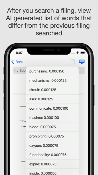 Public Company Filings Screenshot