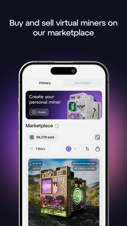 #6. GoMining - Mining App (iOS) Podle: Yucca Digital