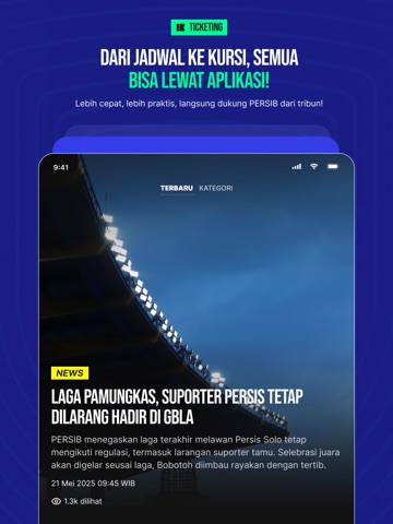 Persib iPad screenshot 4