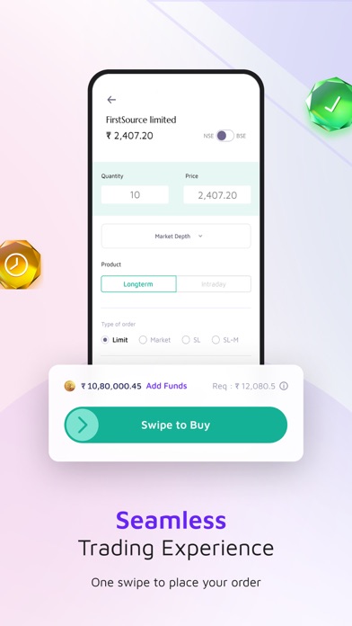 Wealthy: Stocks & Mutual Funds Screenshot