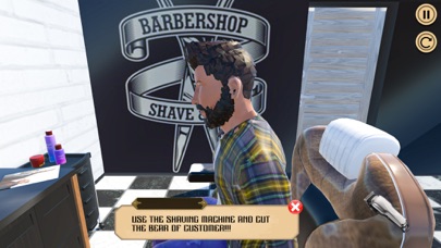 Screenshot 2 of Barber Shop Hair Cut 3D Salon App
