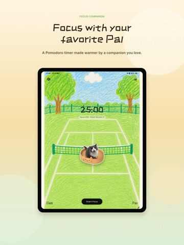 FocusPal - Pomodoro Timer iPad screenshot