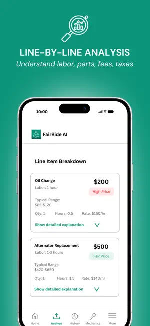 FairRide AI screenshot 3