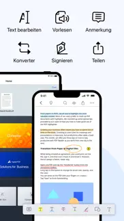 pdf reader - editor und reader iphone bildschirmfoto 2