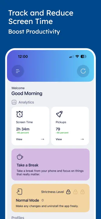 Stay Focused App/Site Blocker : capture d’écran 1 sur 8