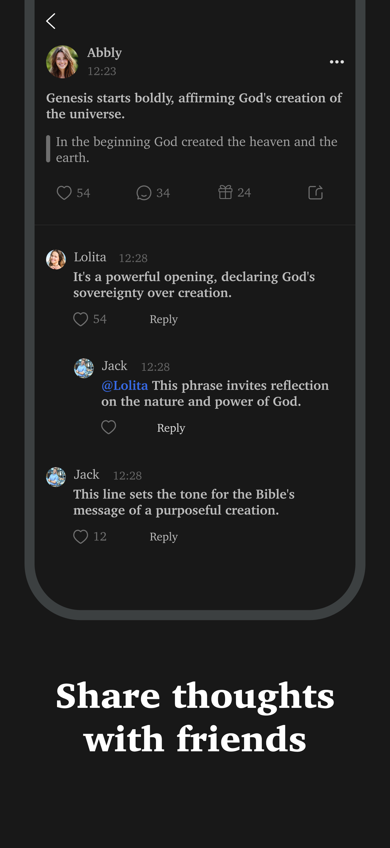 TBS - Bible Chat App