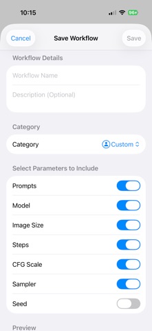 Mobile Comfy Creator iPhone screenshot