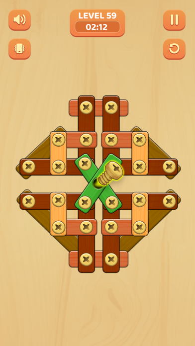 Screw Jam: Wood Nuts and Bolts Screenshot